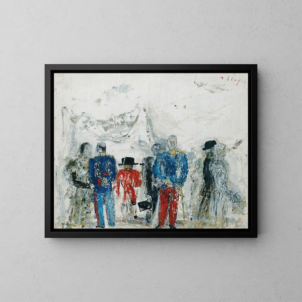 Pausa - Wilhelm Thöny — cuadro enmarcado en la pared