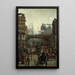Ludgate Hill, Londres - Wilhelm Trübner — cuadro enmarcado en la pared