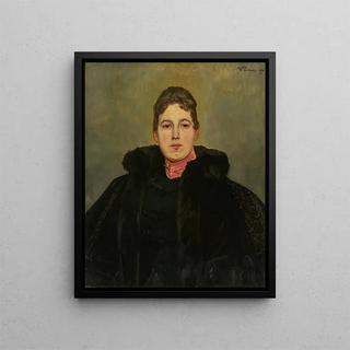 Wilhelm Trbner - Portrait of an Unknown Lady.webp