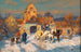 de diligencia en invierno - Wilhelm Velten — vista de la obra