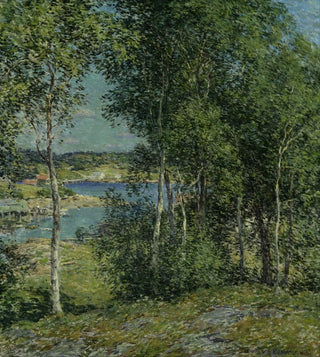 Willard Leroy Metcalf - A Family of Birches.webp