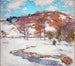 Snow in the foothills - Willard Leroy Metcalf — artwork view