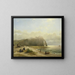 Paisaje marino cerca de la costa - Willem Anthonie van Deventer — cuadro enmarcado en la pared