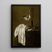 Naturaleza muerta con copa en náutilo - Willem Claesz Heda — cuadro enmarcado en la pared
