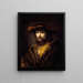 Buste de hombre con sombrero de ala ancha - Willem Drost — cuadro enmarcado en la pared