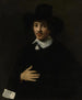Retrato de un hombre - Willem Drost — vista de la obra