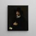 Retrato de un hombre - Willem Drost — cuadro enmarcado en la pared