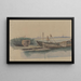 Quai con barcos de pesca - Willem Gruyter Jr. — cuadro enmarcado en la pared
