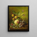 Still life with fruits - Willem Hekking — framed artwork on a wall
