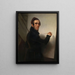 Autorretrato - Willem Hendrik Schmidt — cuadro enmarcado en la pared