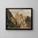 Ámsterdam - Willem Koekkoek — cuadro enmarcado en la pared