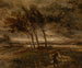 Paisaje tormentoso - Willem Linnig el Joven — vista de la obra