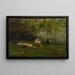 Paraíso de los patos - Willem Maris — cuadro enmarcado en la pared