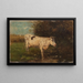 White Cow - Willem Maris — framed artwork on a wall