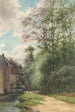 Vista a lo largo del foso cerca de Bezuidenhout en el bosque de La Haya - Willem Oppenoorth — vista de la obra