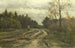 Camino rural cerca de Laren, provincia de Holanda Septentrional - Willem Roelofs — vista de la obra