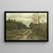 Camino rural cerca de Laren, provincia de Holanda Septentrional - Willem Roelofs — cuadro enmarcado en la pared