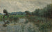 Prés d'eau sur la rivière IJssel - Willem Roelofs — artwork view