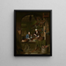 Reproduction of the painting of a grocery store - Willem van Mieris