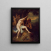 Escena de borrachera - Willem van Mieris — cuadro enmarcado en la pared