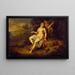 París y Œnone - Willem Van Mieris — cuadro enmarcado en la pared