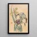 Iris Painting - Willem Wenckebach — framed artwork on a wall