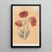 Coquelicots - Willem Wenckebach — cuadro enmarcado en la pared