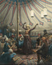 Egyptian dancer under a tent with musicians and spectators - Willem de Famars Testas — artwork view
