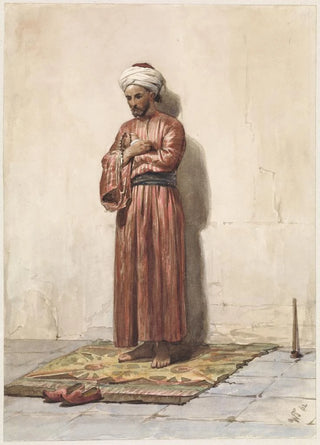 Willem de Famars Testas - Staande Egyptenaar met gebedskrans.webp
