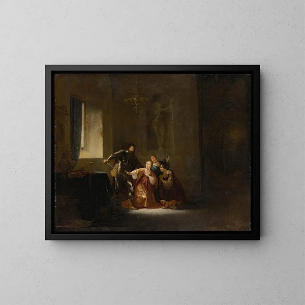 Ulysse y Circe - Willem de Poorter — cuadro enmarcado en la pared