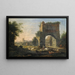 Ambiance romana de la tarde - Willem van Bemmel — cuadro enmarcado en la pared