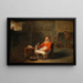 an elderly man with a beer mug - Willem van Herp — framed artwork on a wall