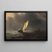 Antes de la tormenta - Willem van de Velde el Joven — cuadro enmarcado en la pared