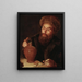 Viejo con una jarra - Willem van der Vliet — cuadro enmarcado en la pared
