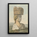 Bust without face of a statue supporting a broken capital on its head - Willey Reveley — framed artwork on a wall