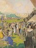 Las Carreras en Chantilly – William Albert Ablett — vista de la obra