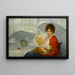 L'ange gardien - William A Breakspeare — cuadro enmarcado en la pared