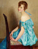 Woman in Blue - William Arber Brown Kirkpatrick — artwork view