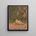 Pollos - William Baptiste Baird — cuadro enmarcado en la pared
