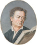 Retrato de un hombre leyendo - William Berczy — vista de la obra