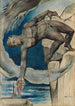 Antée depositing Dante and Virgil in the last circle of Hell - William Blake — artwork view
