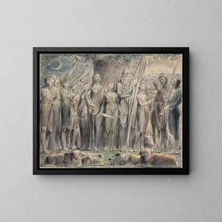 William Blake - Job and His Family Restored to Prosperity.webp