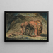 Nabuchodonosor - William Blake — framed artwork on a wall