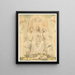 La Sagrada Familia El Cristo en el regazo de la Verdad - William Blake — cuadro enmarcado en la pared