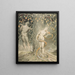 La tentación y la caída de Eva - William Blake — cuadro enmarcado en la pared