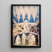 When the morning stars sang together - William Blake — framed artwork on a wall