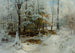 Calm Winter Afternoon - William Bliss Baker — artwork view