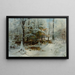 Calm Winter Afternoon - William Bliss Baker — framed artwork on a wall