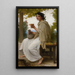Bacchante - William Bouguereau — cuadro enmarcado en la pared