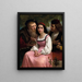 Between wealth and love - William Bouguereau — framed artwork on a wall